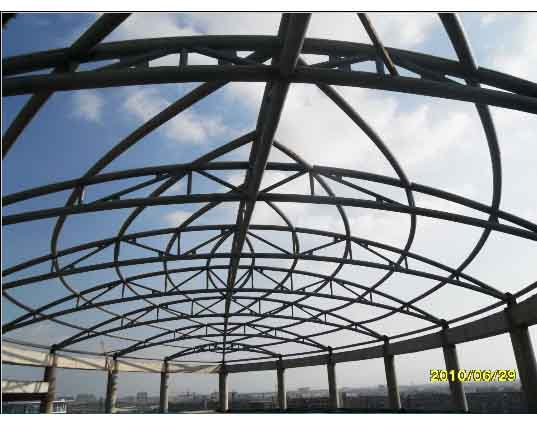 萧县中煤朔州宾馆管桁架工程